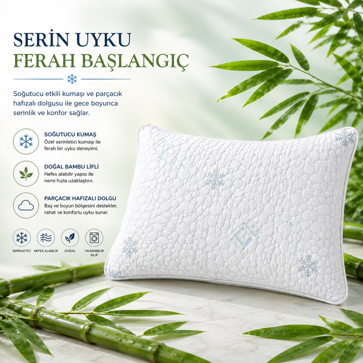 Boh8™ Ice Serinleten Yastık